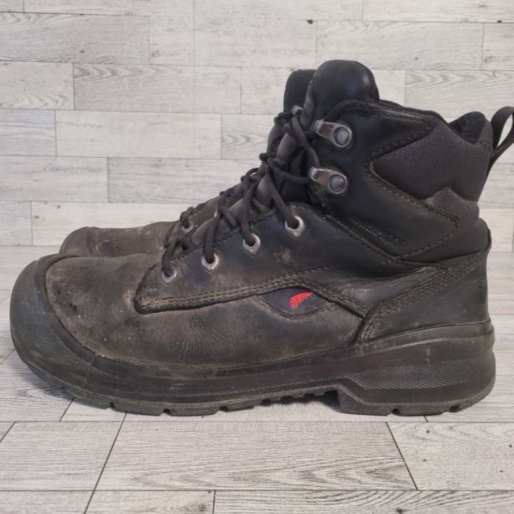 Red Wing VersaPro Waterproof Black Leather 6" Safety Toe Work Boots Men's 8.5 D